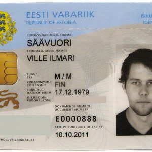 підроблене посвідчення особи Естонія